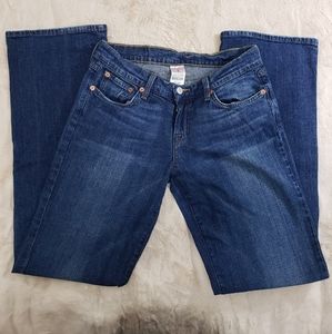 Lucky Dungarees Midrise Flare